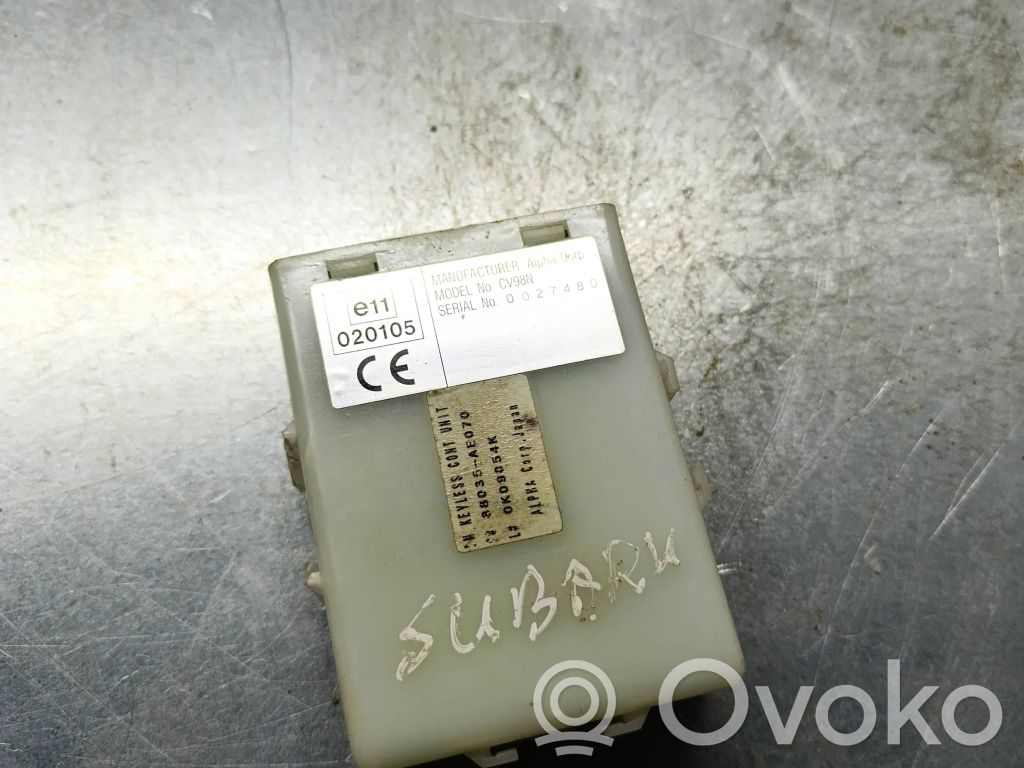 Subaru Outback Other control units/modules 