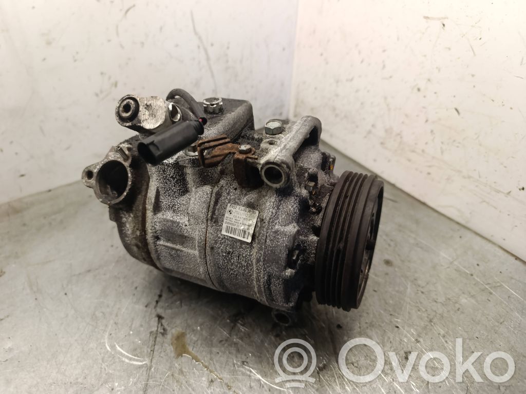 BMW 5 E60 E61 Ilmastointilaitteen kompressorin pumppu (A/C) 