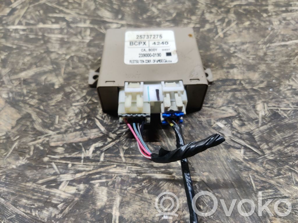Seat control module   25737275