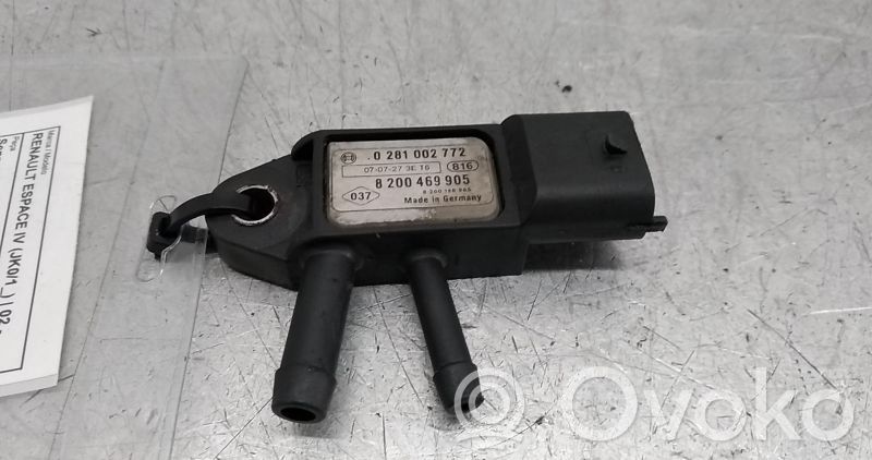 Sensor impacto/accidente para activar Airbag   8200469905,0281002772