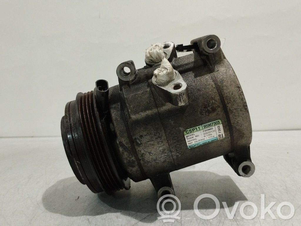 Air conditioning (A/C) compressor (pump)   95967303
