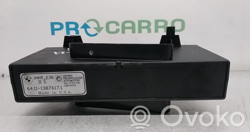 BMW 3 E36 Climate control unit 