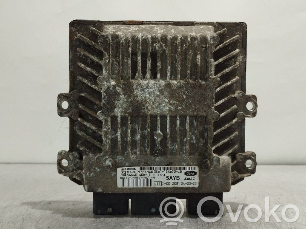 Engine control unit/module   3S6112A650LB,5AYB,5WS40140DT,SID804