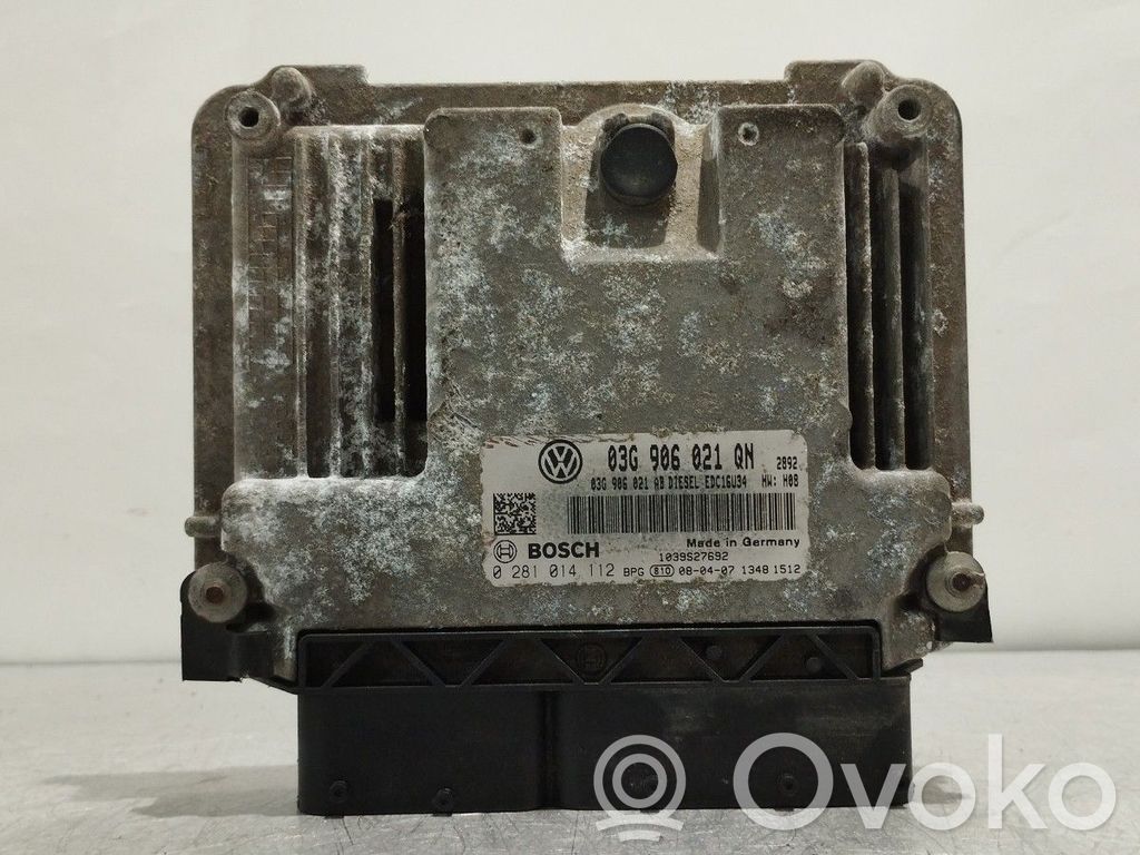 Engine control unit/module   03G906021QN,0281014112,03G906021AB,EDC16U34