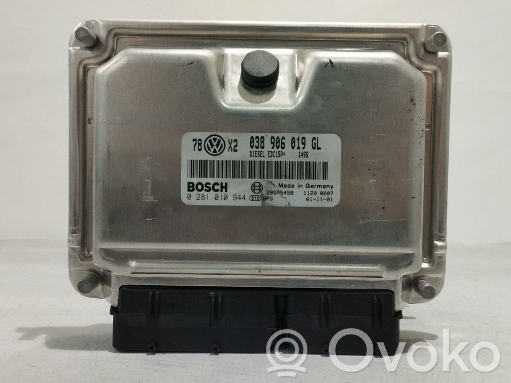Unidad de control/módulo del motor   038906019GL,0281010944