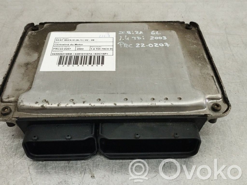 Centralina/modulo del motore   045906019BB,0281011074