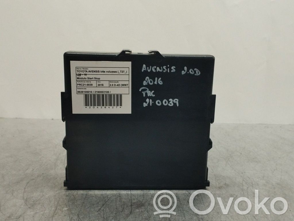 Módulo de control de arranque/parada   8926105010,2190003100