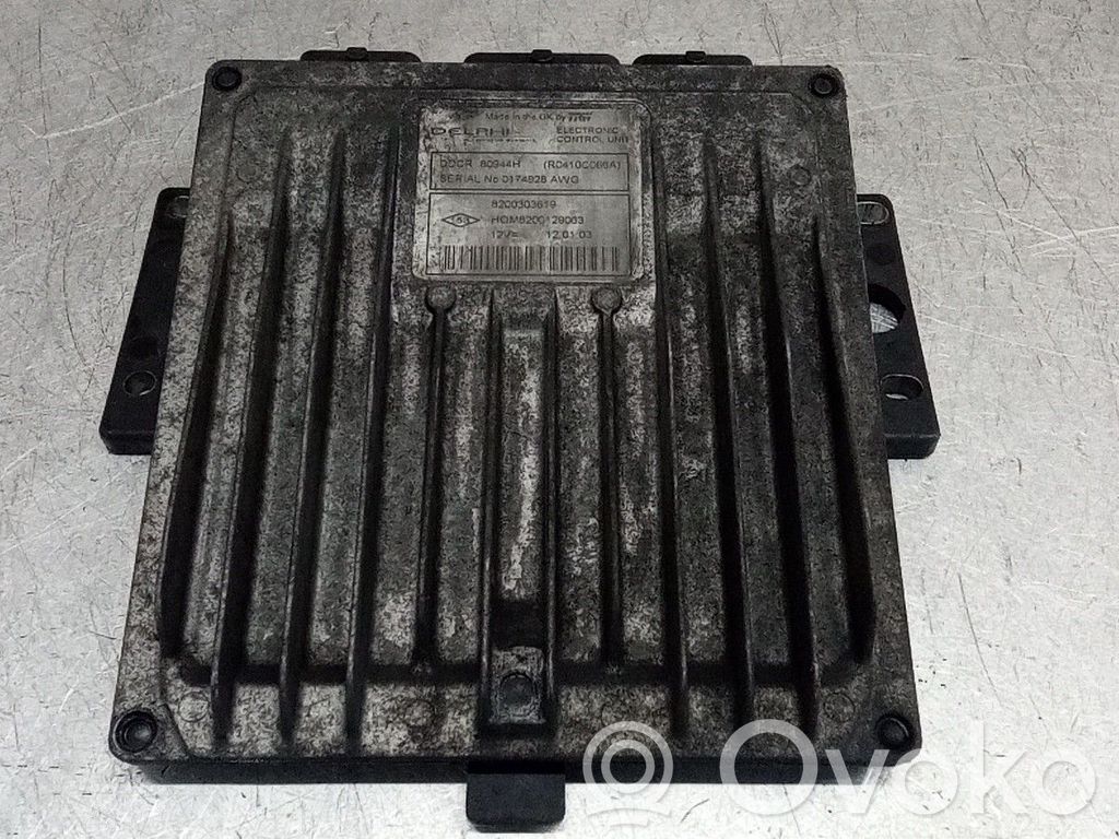Unidad de control/módulo del motor   8200303619,8200129063,R0410C066A
