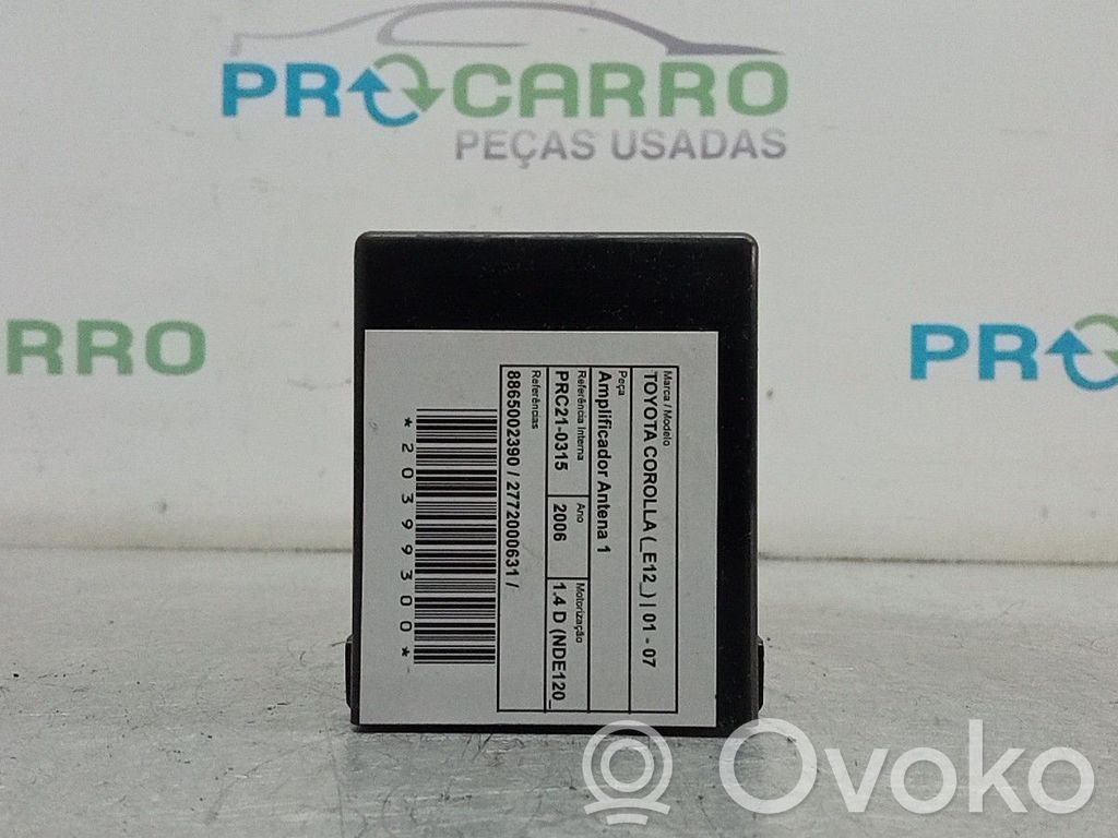 Toyota Corolla Verso E121 Aerial antenna amplifier 