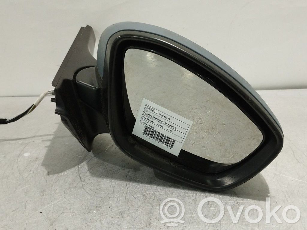 Citroen C3 Rétroviseur électrique de porte avant