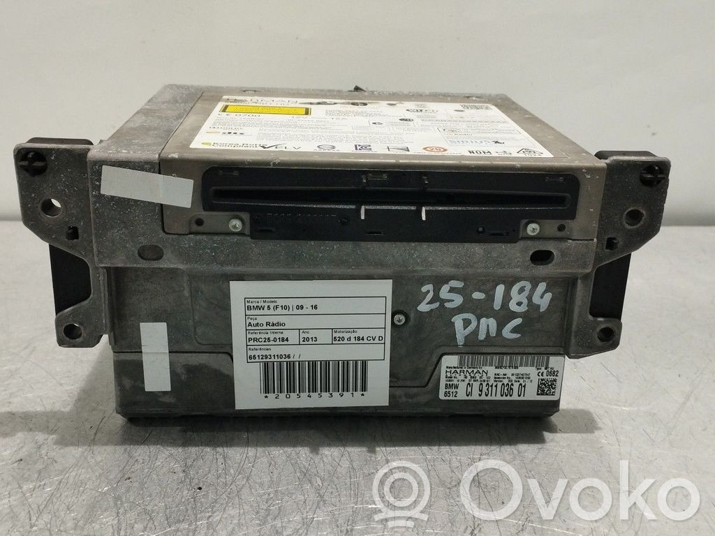 BMW 5 F10 F11 Panel / Radioodtwarzacz CD/DVD/GPS