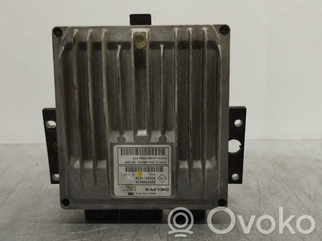 Unidad de control/módulo del motor   8200399038,8200619409,DCM12