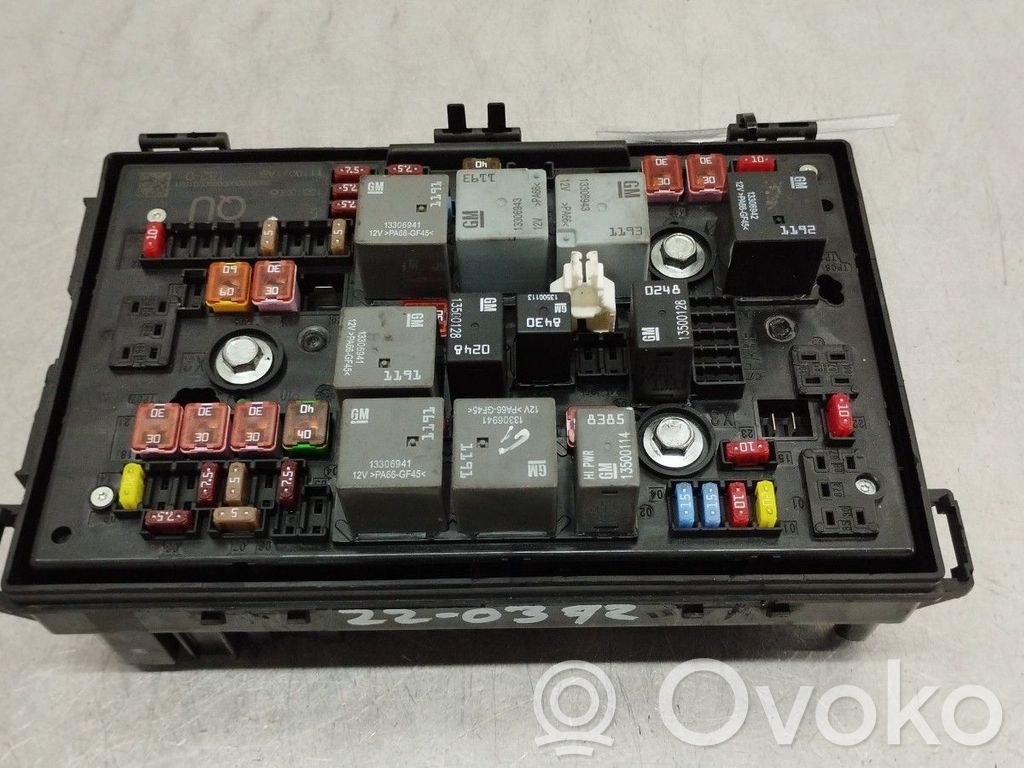 Opel Astra J SAM control unit 