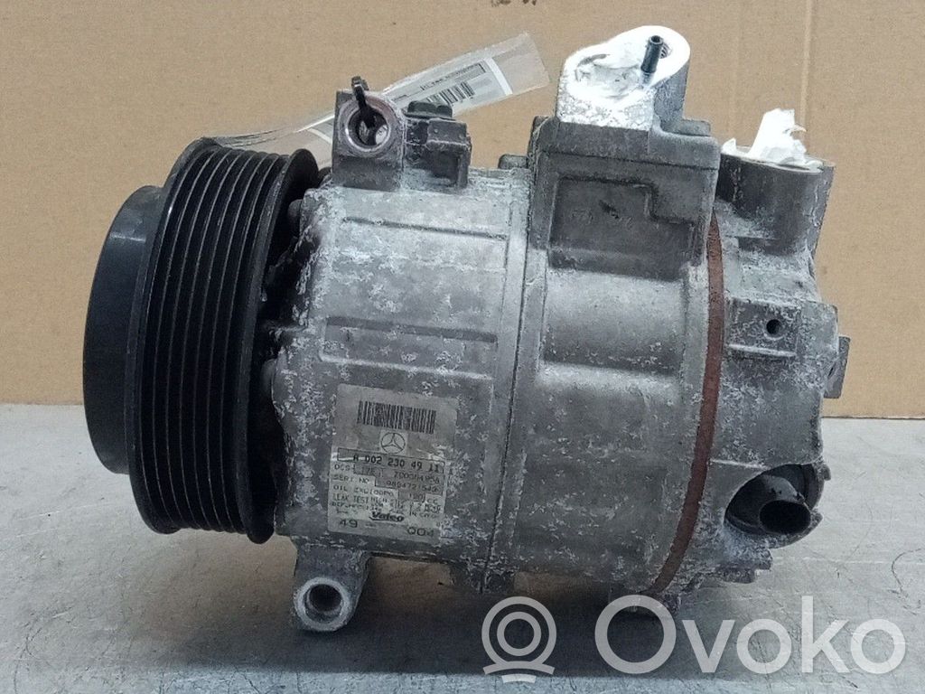 Mercedes-Benz C W204 Compressore aria condizionata (A/C) (pompa)