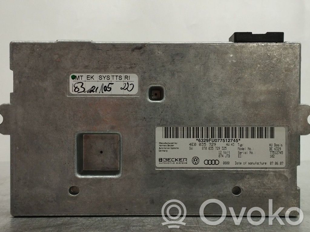 Audi A5 8T 8F GPS navigation control unit/module 