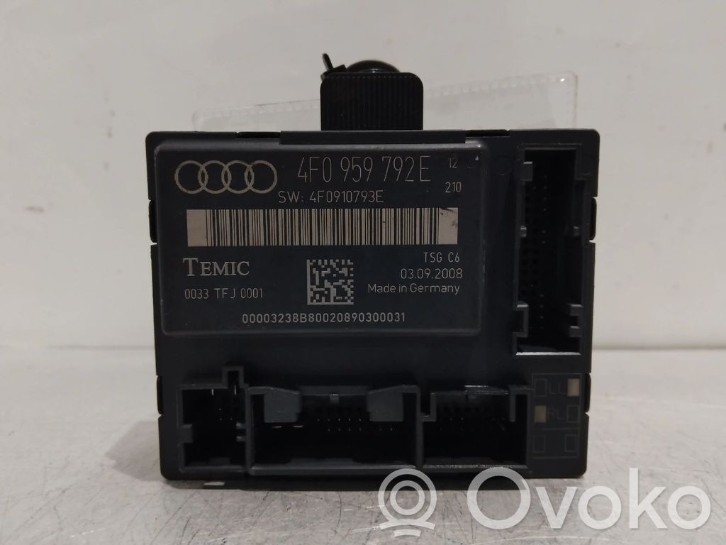 Audi A6 S6 C6 4F Moteur de lève-vitre de porte avant