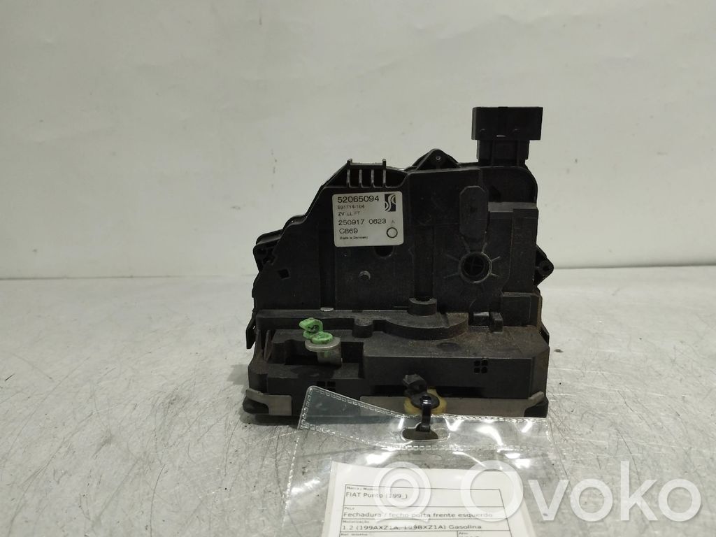 Fiat Punto (199) Zamek drzwi przednich