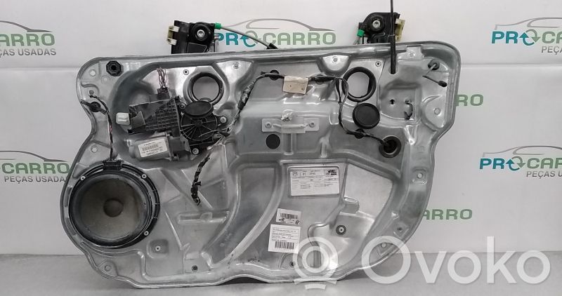Volkswagen Polo IV 9N3 Meccanismo di sollevamento del finestrino anteriore senza motorino