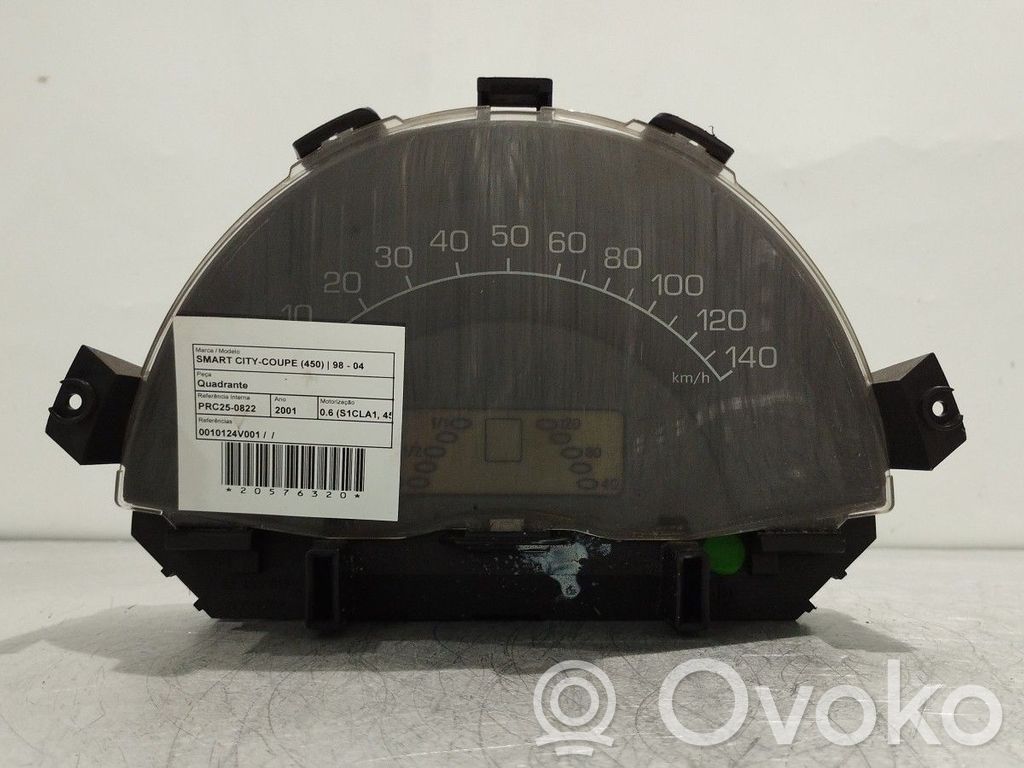 Smart ForTwo I MC01 Vitezometru (grup de instrumente)