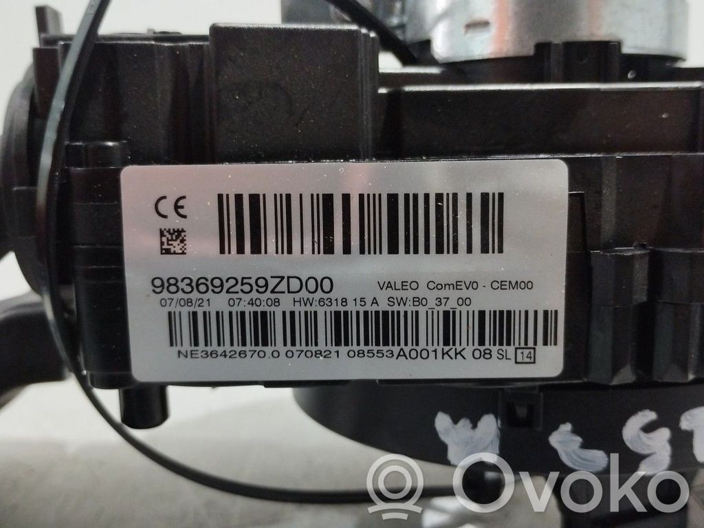 Peugeot 208 II Innesco anello di contatto dell’airbag (anello SRS)