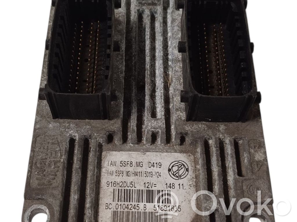 Lancia Ypsilon Sterownik / Moduł ECU 
