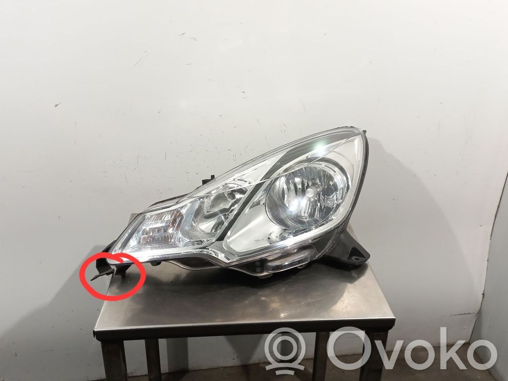 Citroen C3 Phare frontale 