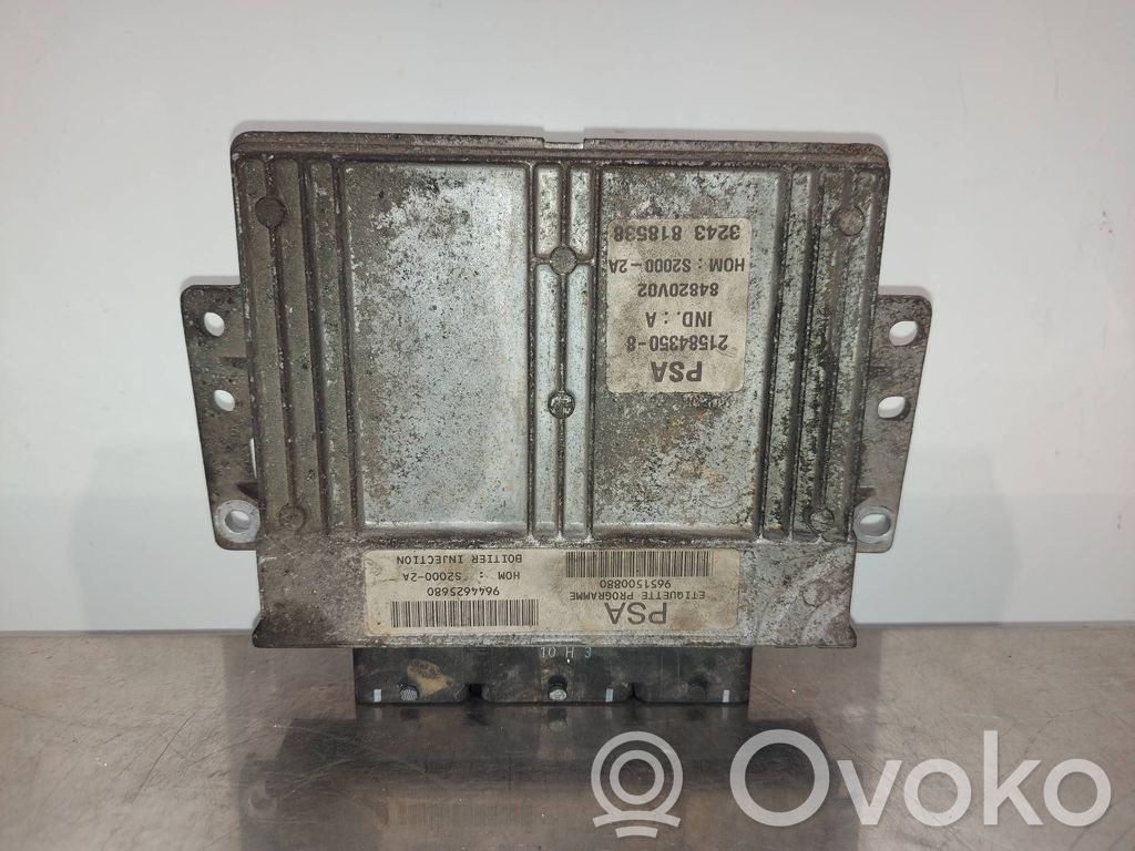 Peugeot 206+ Engine control unit/module 