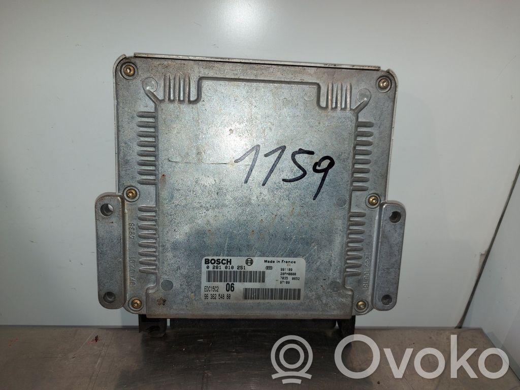 Engine control unit/module   9636254880