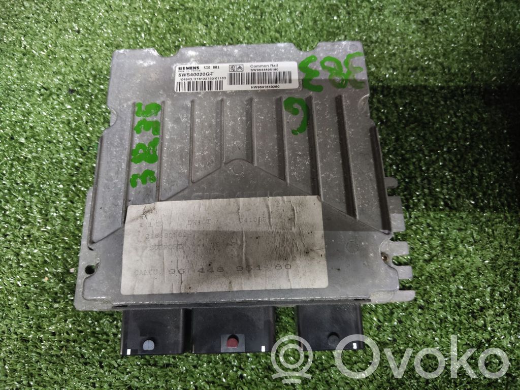 Peugeot 307 Unitate/modul de control motor 