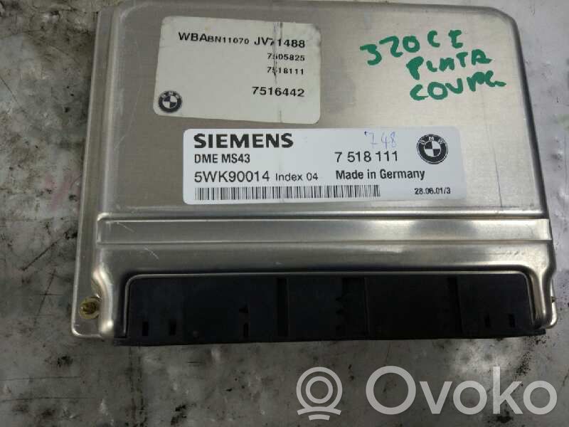 BMW 3 E46 Engine control unit/module 