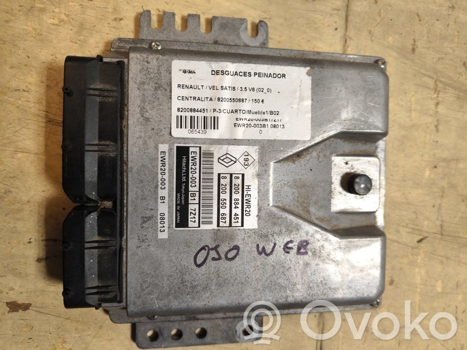 Renault Vel Satis Variklio valdymo blokas 