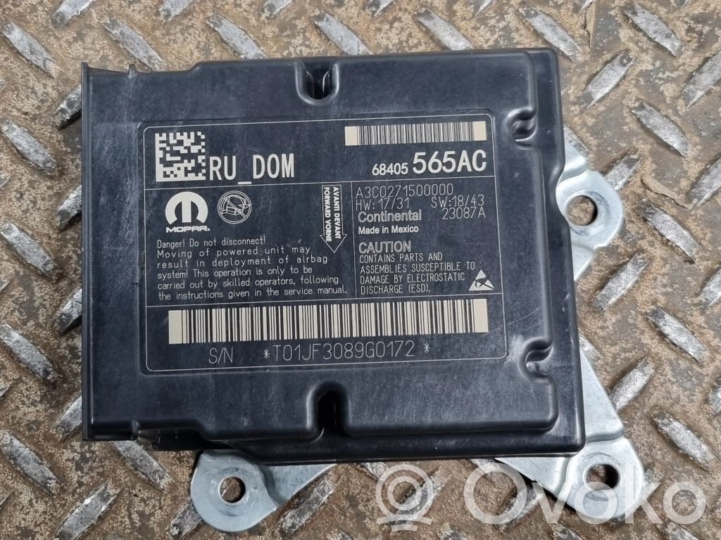Блок управления надувных подушек   68405565AC