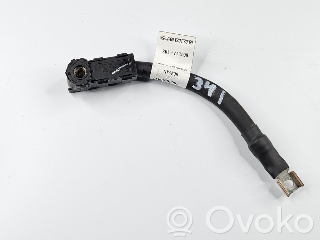 Minus / Klema / Przewód akumulatora   68380190AC,P68380190AC