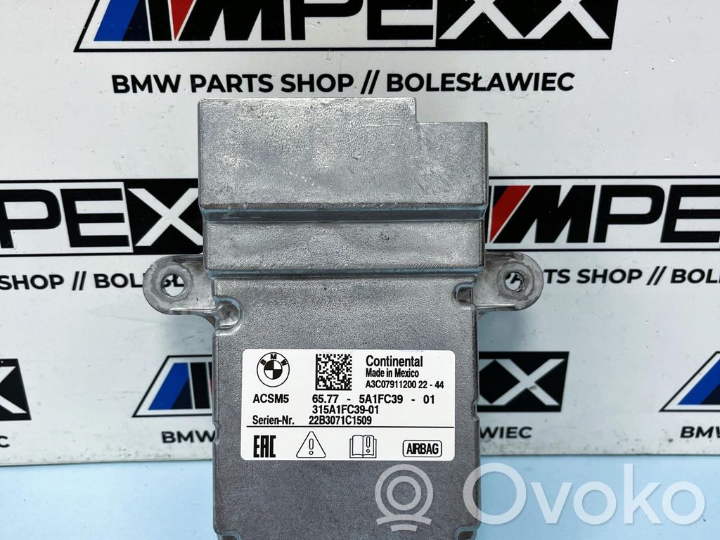 Airbag control unit/module   5A1FC39,5A1FC39