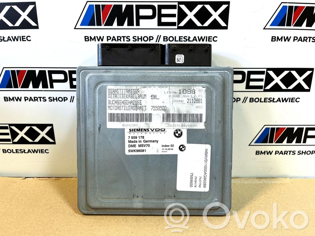 Motorsteuergerät ECU   7559178,7559178,5WK98081