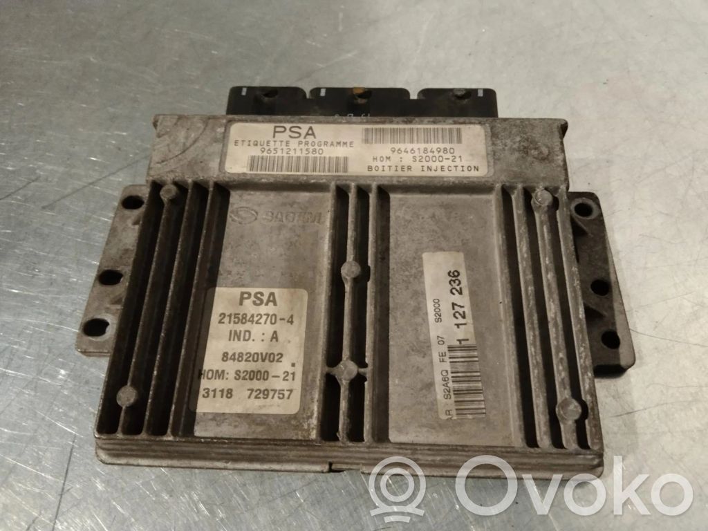 Engine control unit/module ECU   9651211580