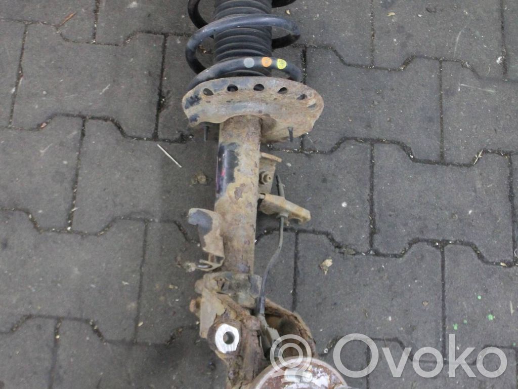 Front wheel hub spindle knuckle