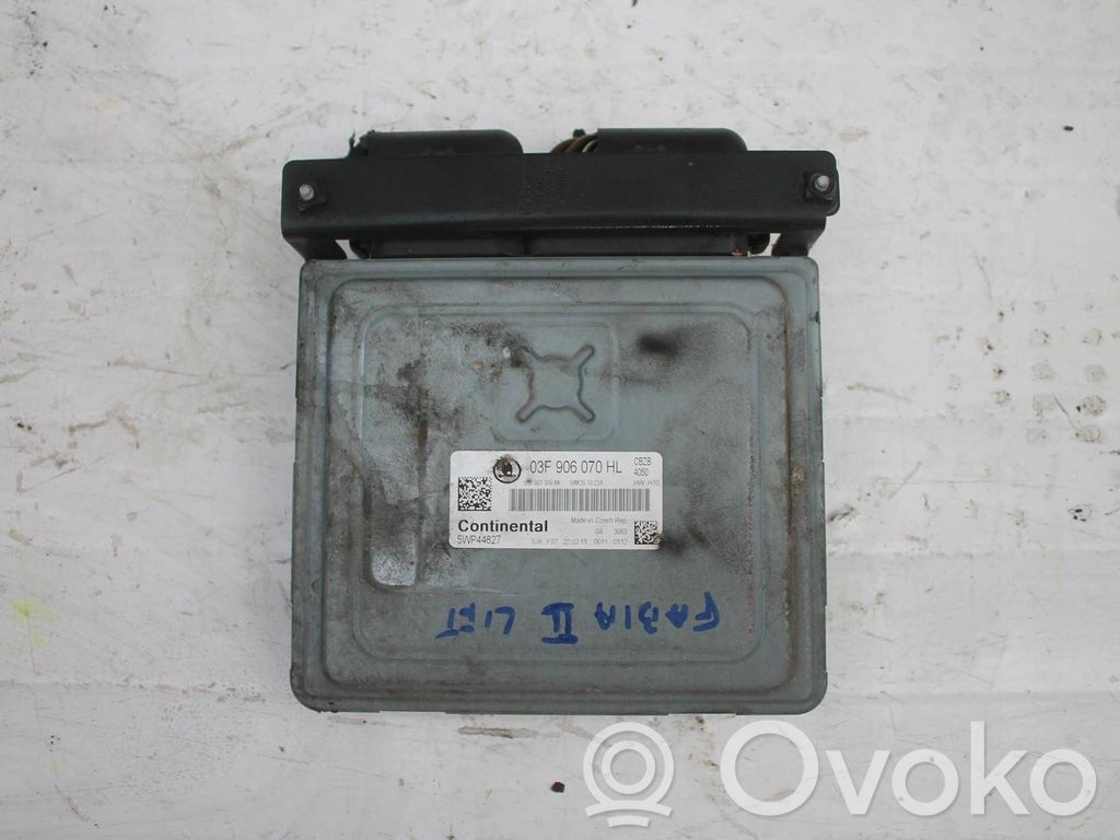 Engine control unit/module   03F906070HL,5WP44827