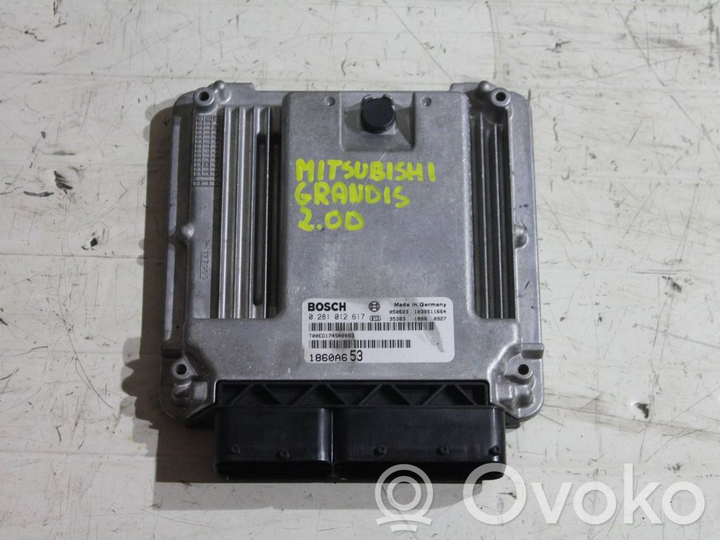 Engine control unit/module   0281012617,1860A653
