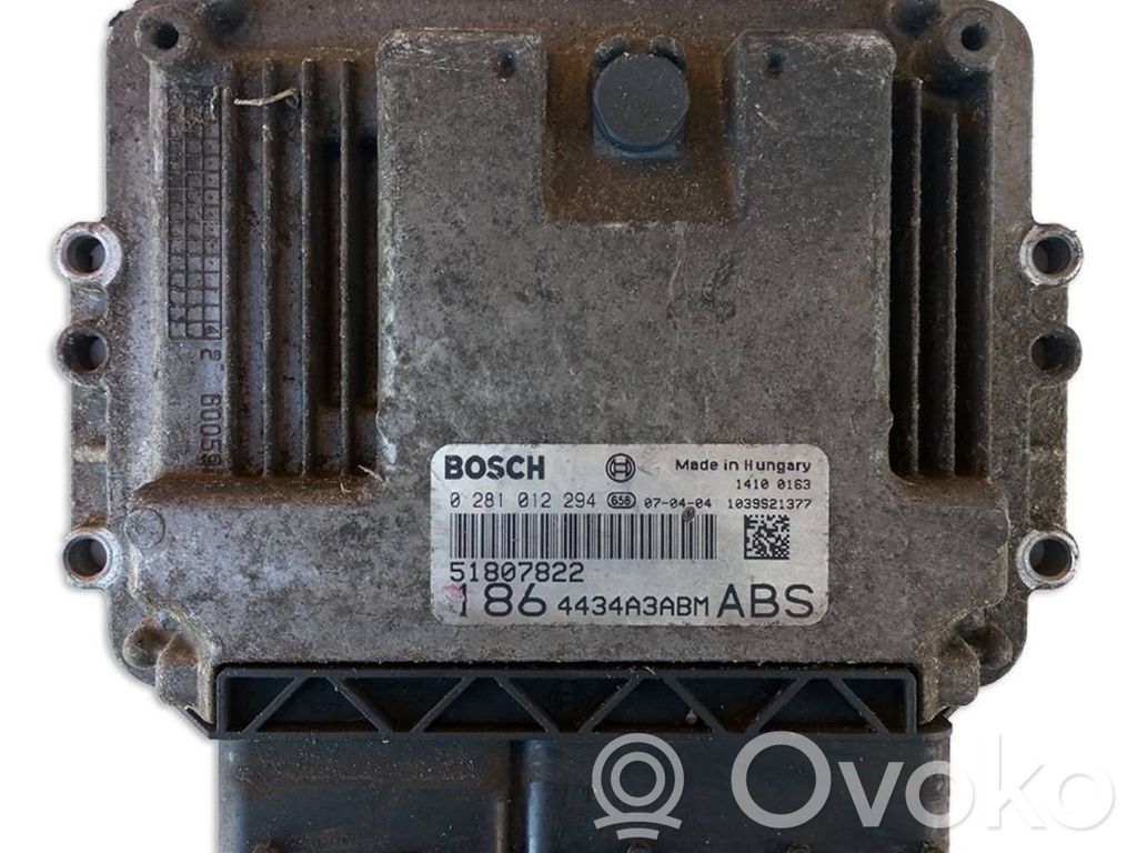 Fiat Multipla Sterownik / Moduł ECU 