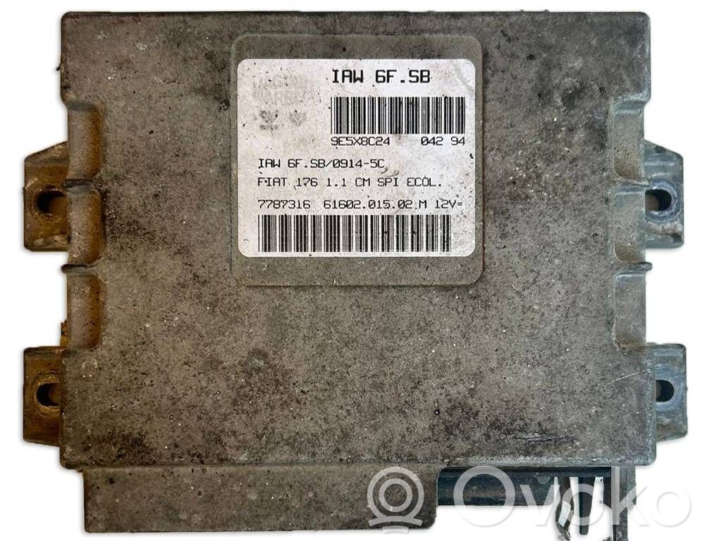 Fiat Punto (176) Komputer / Sterownik ECU silnika 