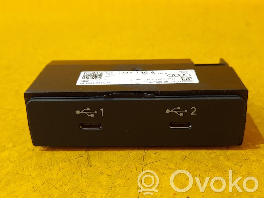 Audi A3 8Y USB socket connector 