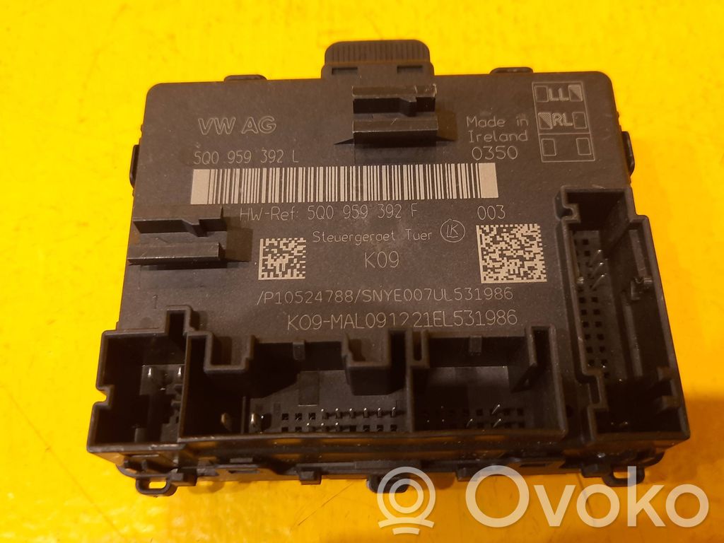 Volkswagen Tiguan Door control unit/module 