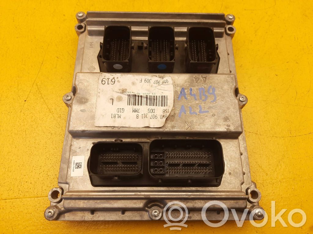 Engine control unit/module ECU   8W0907311B,057907309F,8W0907311B
