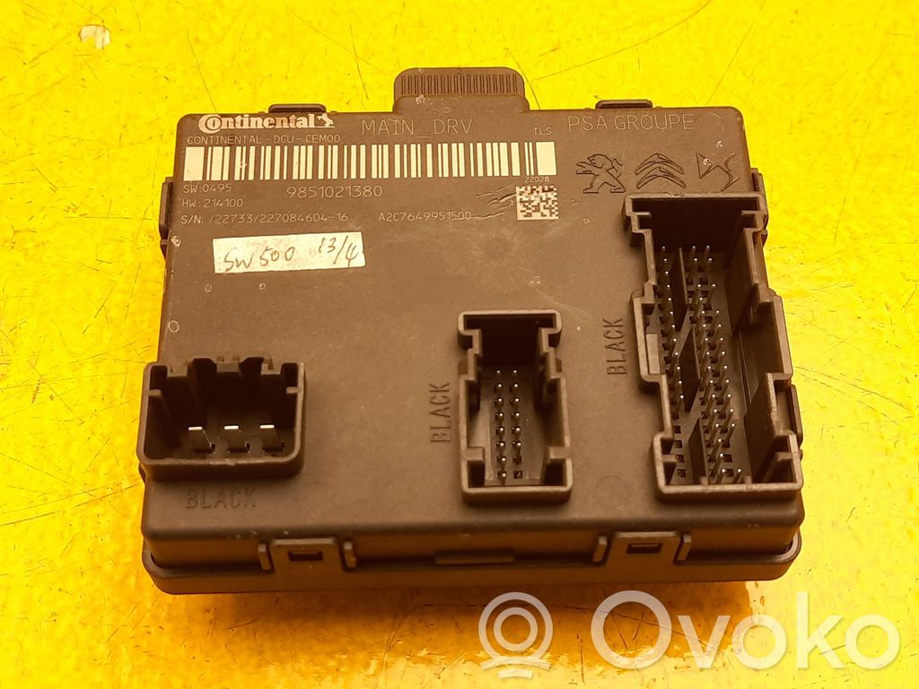 Door control unit/module   9851021380,9851021380,9851021380