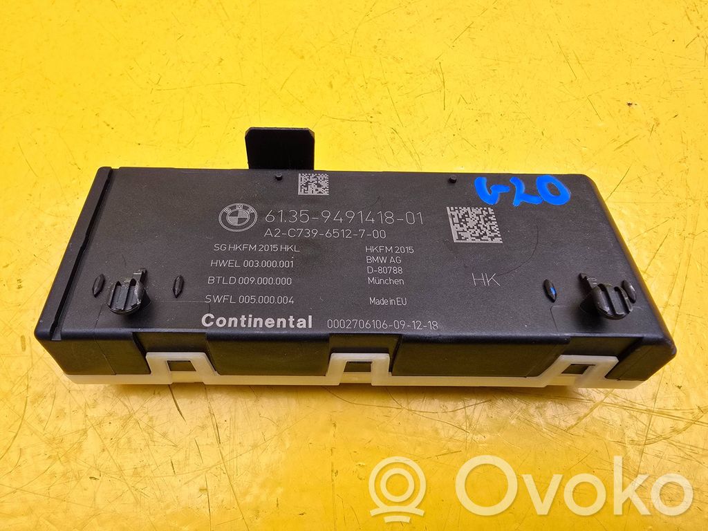 Tailgate/trunk control unit/module   9491418