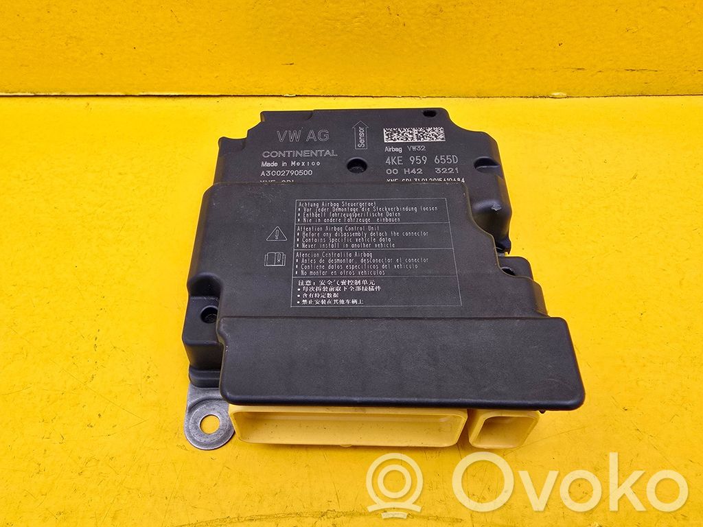 Airbag control unit/module   4KE959655D