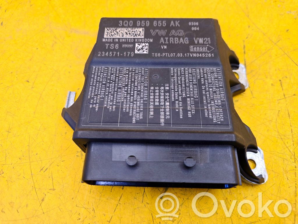 Seat Ateca Turvatyynyn ohjainlaite/moduuli 
