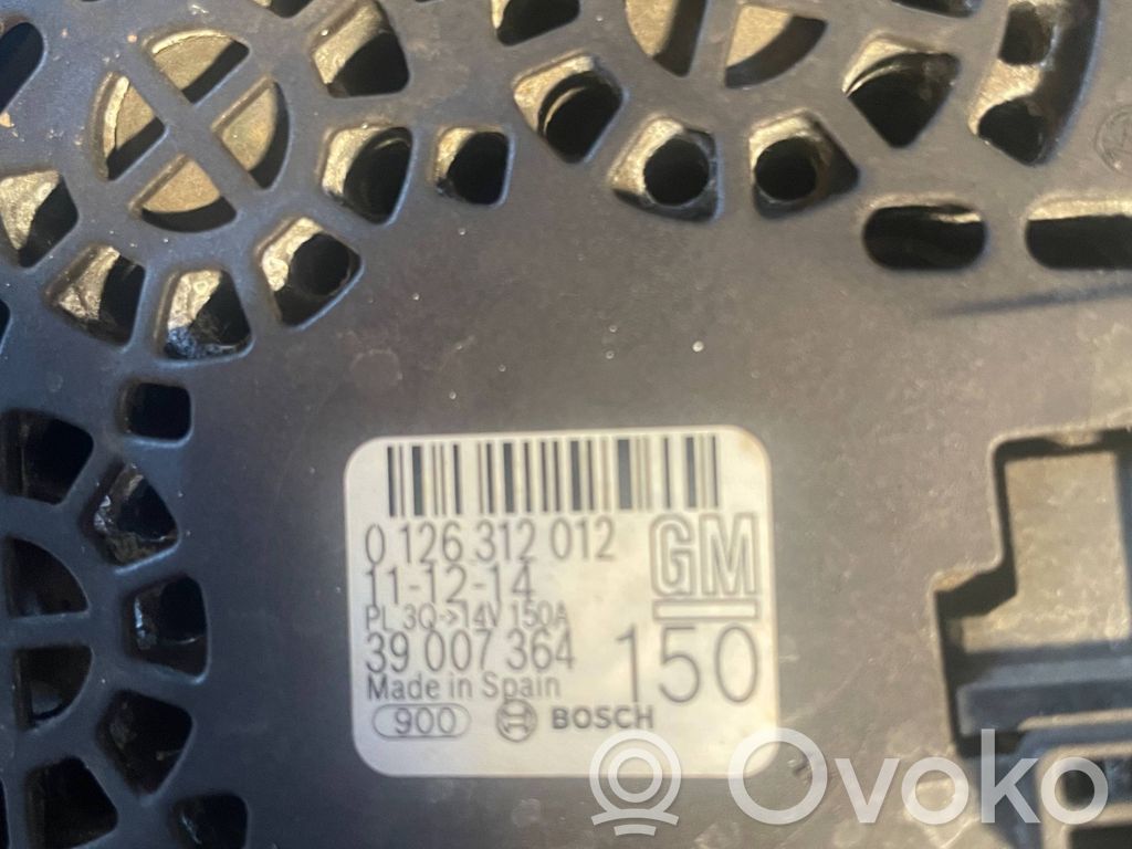 Opel Corsa D Alternator 