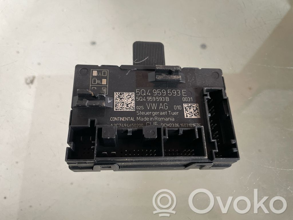 Door control unit/module   5Q4959593E,5Q4959593B,A2C7494650200